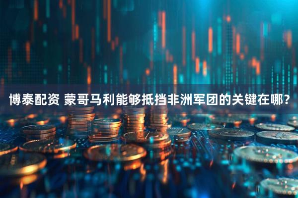 博泰配资 蒙哥马利能够抵挡非洲军团的关键在哪？