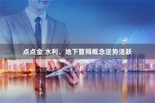 点点金 水利、地下管网概念逆势活跃